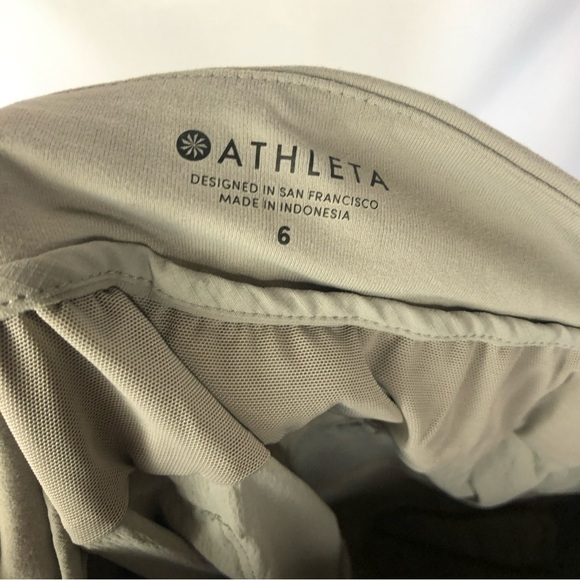 Athleta Trekkie Jogger 2.0 Light Gray Mid Rise Pants 6 - Picture 5 of 5